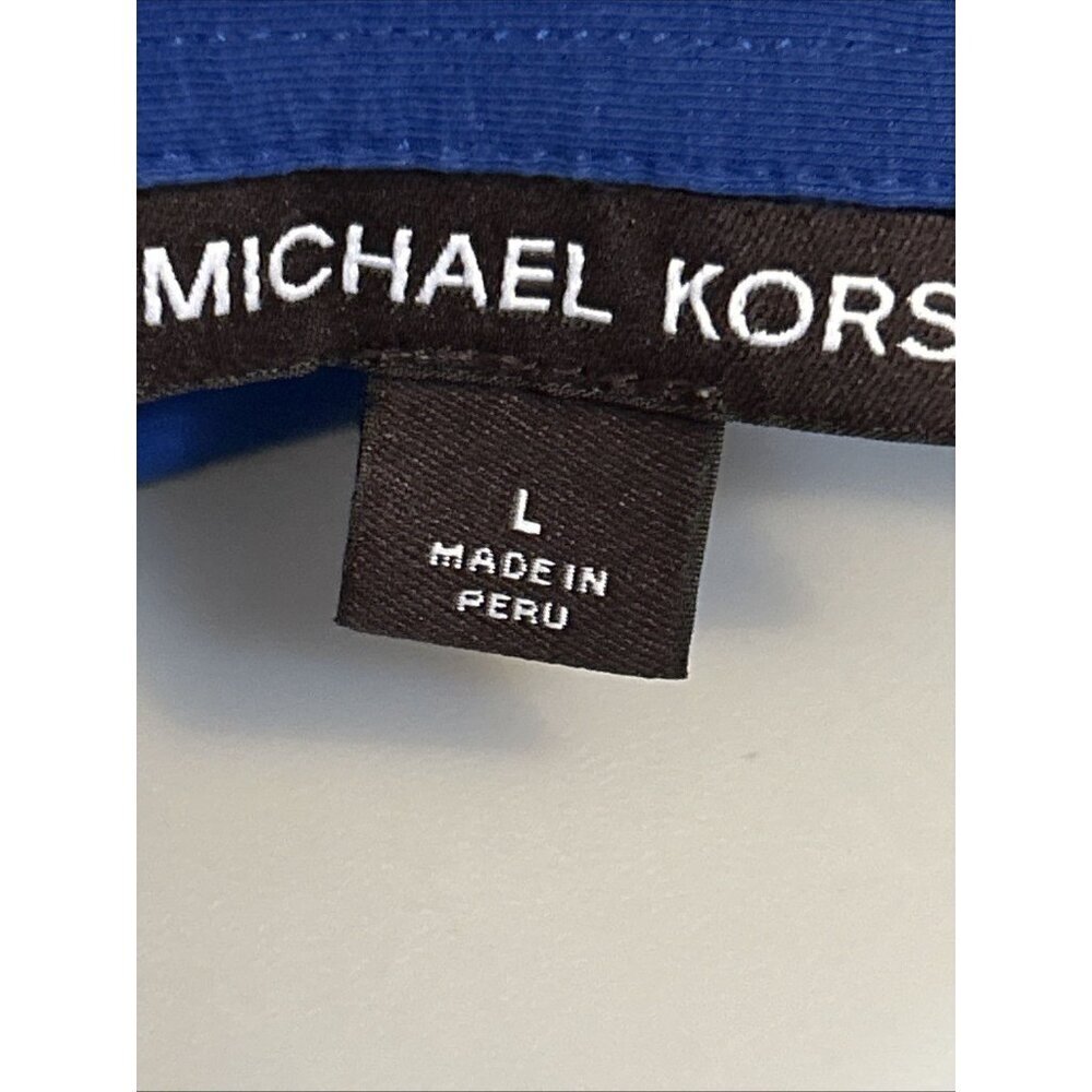 Michael Kors Bright Navy Blue Polo Shirt Large Excellent Condition - Picture 8 of 8